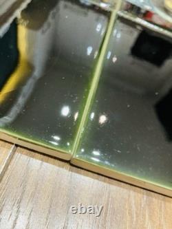 Set 30 New Victorian Art Nouveau Fireplace Hearth Splashback Tiles Deep Green