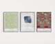Set Of 3 William Morris Prints Green Blue Red Museum Exhibition Art Nouveau Flow
