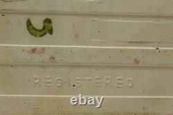 = Set of 5 Art Nouveau Floral Majolica Tiles, Green w Yellow Fireplace or Wall