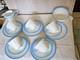 Shelley Art Nouveau China Part Teaset Swirl. Printed Green Marks Reg No 781613