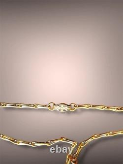 Smokey Green Art Nouveau Czech Glass Brass Floral Jade Gemstone Necklace