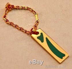 St. Dupont 1993 Limited Edition Art Nouveau Keychain Green Chinese Lacquer