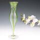 Stuart Art Nouveau Green Trailed Bud Vase C1910