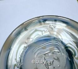 Stunning Contemporary Art Nouveau Style Hand Blown Glass Vase Signed Dated