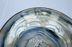 Stunning Contemporary Art Nouveau Style Hand Blown Glass Vase Signed Dated