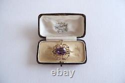 Suffragette Art Nouveau 14ct Gold Pendant / Brooch C1900's, 5.6g, Box