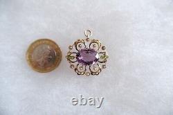 Suffragette Art Nouveau 14ct Gold Pendant / Brooch C1900's, 5.6g, Box