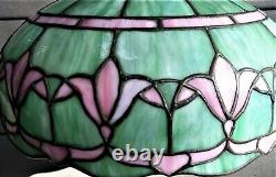 Superb Whaley Table Lamp, 15 In, Ca. 1910, Verdigris Patina, Super Condition