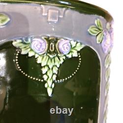 Superb and rare large art nouveau antique Eichwald jardiniere / planter