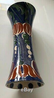 T. G. Green (Cornishware) IVANHOE Vase c1898 Dr Christopher Dresser