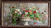 The Art Corner Turn Your Tv Into A Floral Masterpiece Lovely Flowers U0026 Green Leaves