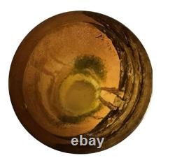 Théodore LEGRAS (1839-1916) Art Nouveau Vase polychrome landscape- Signed