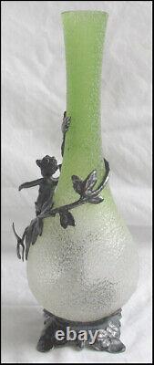 This absolutely beautiful WMF Vase was before 1900 made Cherub/Cupid in Nature