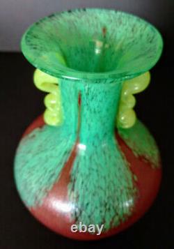 Thomas Webb-English Art Glass 1890's Very Unique Rare Experimental Piece 1 Of 1