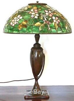 Tiffany Studios Apple Blossom Table Lamp