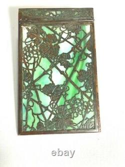 Tiffany Studios Bronze Grapevine Note Pad