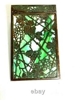 Tiffany Studios Bronze Grapevine Note Pad