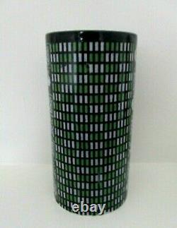 Ultra Rare Royal Doulton Antique Green And Black, Bird Vase D4080 Perfect