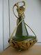 Vase In Osiris Gilt Metal Mount By Walter Scherf, 1900, Very Rare-bargain