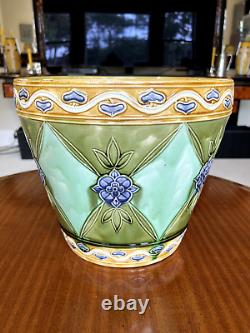 Very Large Minton Art Nouveau / Jugendstil Arts& Crafts Secessionist Jardinière