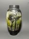 Vintage Art Nouveau Cameo Glass Forest Landscape Vase