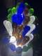 Vintage Art Nouveau Murano/czech Glass Grape Cluster Lamp Shade