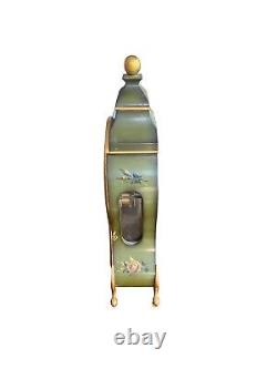 Vintage Bucherer Art Nouveau Striking Desk Clock With Shelve And A Key