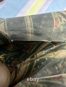 Vintage Croscill Spruce Green Art Nouveau Full Size Sheet Flat/Fitted/Sham Set