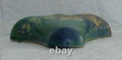 Vintage Htf Roseville Pottery Green Baneda Wall Pocket 1269-8 Near Mint Label