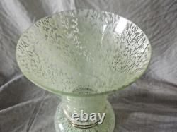Vintage Large Art Glass Vase a Globular Base with Flaring Neck 30cm high