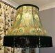 Vintage Liberty Hera Green Lampshade Standard Lamp 20 Art Deco Crystal Bead