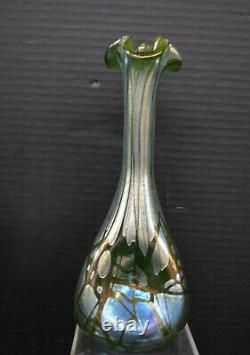 Vintage Loetz Oil Spot Art Nouveau Vase