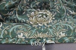 Vintage MEDWAY Jonelle Art Nouveau Curtains Pair Blues Greens 205cm L x 235cm W