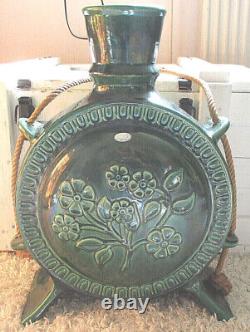 Vintage? Rare Giant Green XXL Floor Vase with Hanging? Gogolko Ceramic