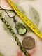 Vintage Silver 925 Peridot Qvc Tennis Bracelet & Large Art Nouveau Pendant