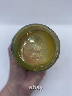Vintage ZSOLNAY Green EOSIN Glaze Nude Women Grape Harvester Vase Art Nouveau