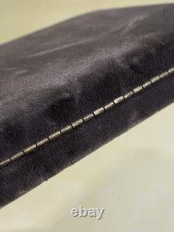 Vtg Sadie Green Art Nouveau Style Necklace & Earring Set Black Stone Glass Beads