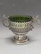 Wmf Pedestal Bowl 1880-1910 Epns Green Glass Liner Art Nouveau Motif Jugendstil