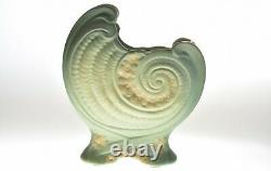 Weller Pottery 1903-04 L'art Nouveau Matt Pillow Shell Vase with Maiden