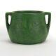 Weller Pottery 3 1/2 Bedford Matte Green Arts & Crafts 2 Handle Daisy Vase