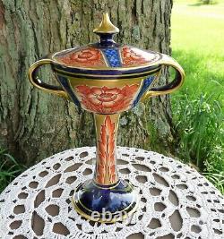 William Moorcroft James MacIntyre AURELIAN WARE Twin Handled CHALICE Bonbonnière