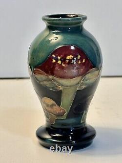 William Moorcroft Pottery Claremont ToadstoolPattern Baluster Vase In 1914