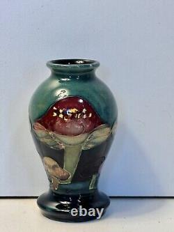 William Moorcroft Pottery Claremont ToadstoolPattern Baluster Vase In 1914