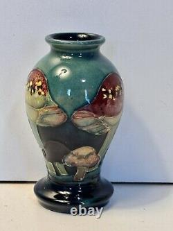 William Moorcroft Pottery Claremont ToadstoolPattern Baluster Vase In 1914