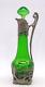 Wmf Art Nouveau Tall Claret Jug Moss Green Circa 1905 Truly Beautiful-investment