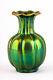 Zsolnay Art Nouveau Vase Eosin Green Gold Art Deco Hungary Porcelain