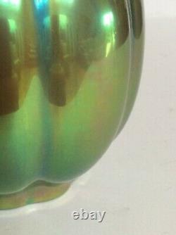 Zsolnay Eosin Green Glazed Vase