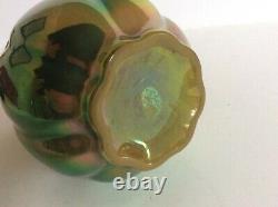 Zsolnay Eosin Green Glazed Vase