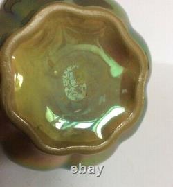 Zsolnay Eosin Green Glazed Vase