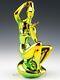 Zsolnay Hungary Figurine Iridescent Eosin Green Art Nouveau Nude Lady Woman